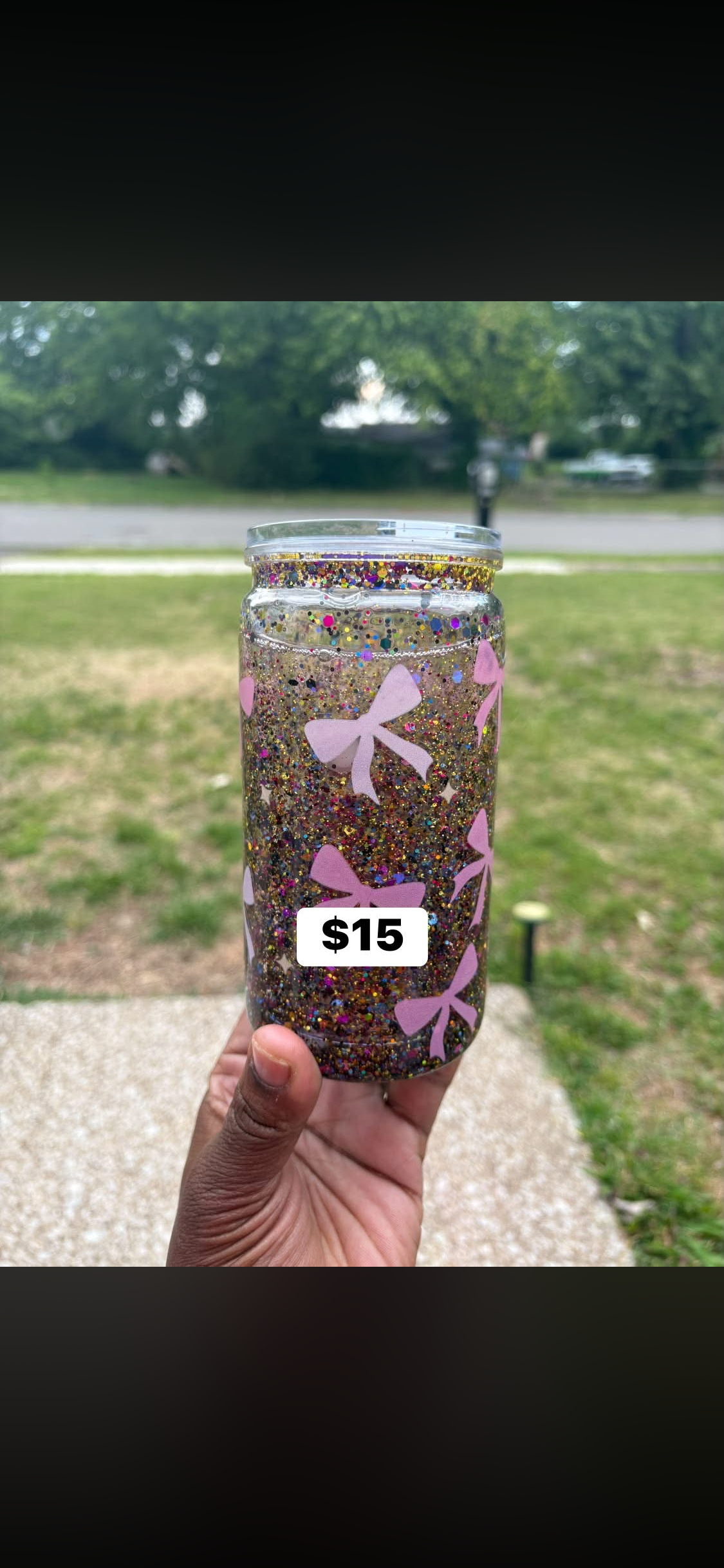 Snowglobe cup 16oz